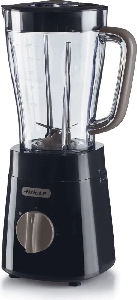 ARIETE Frullatore con Bicchiere Capacità 1,5 lt Potenza 500 Watt Lame in Acciaio