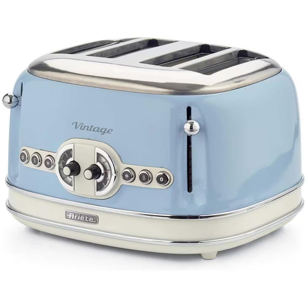 ARIETE Tostapane Vintage 156 a 4 Fette Potenza 1600 W