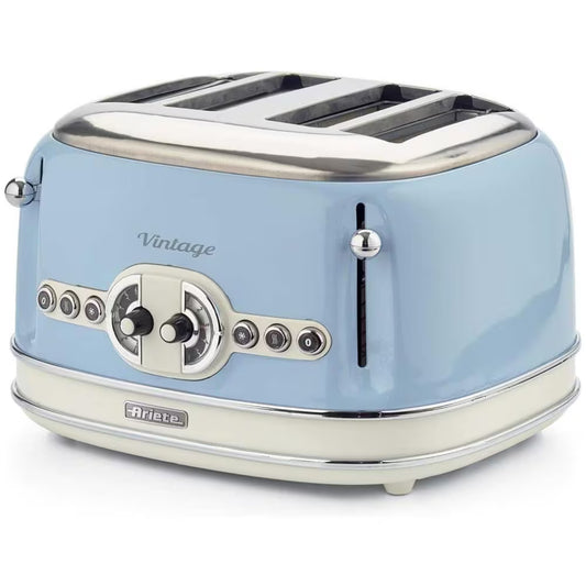 ARIETE Tostapane Vintage 156 a 4 Fette Potenza 1600 W