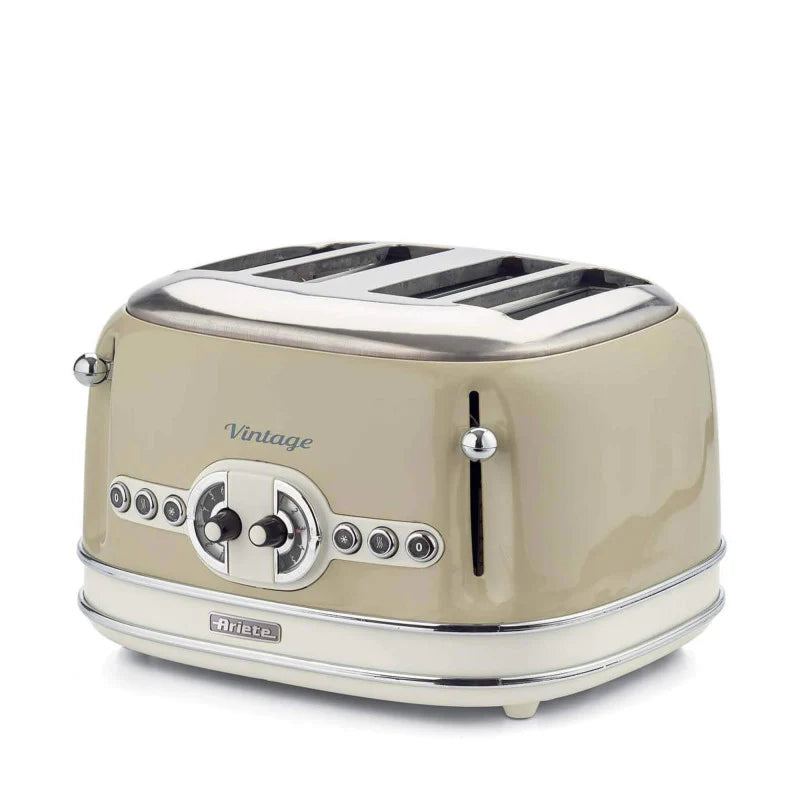 ARIETE Tostapane Vintage 156 a 4 Fette Potenza 1600 W