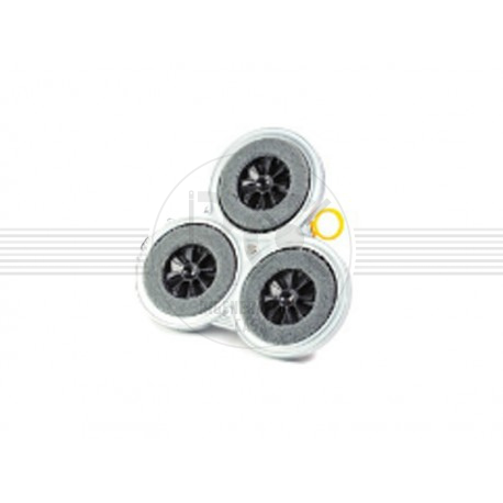 Spazzola Adattabile Setola/Feltro Set 3pz Lucidatrice