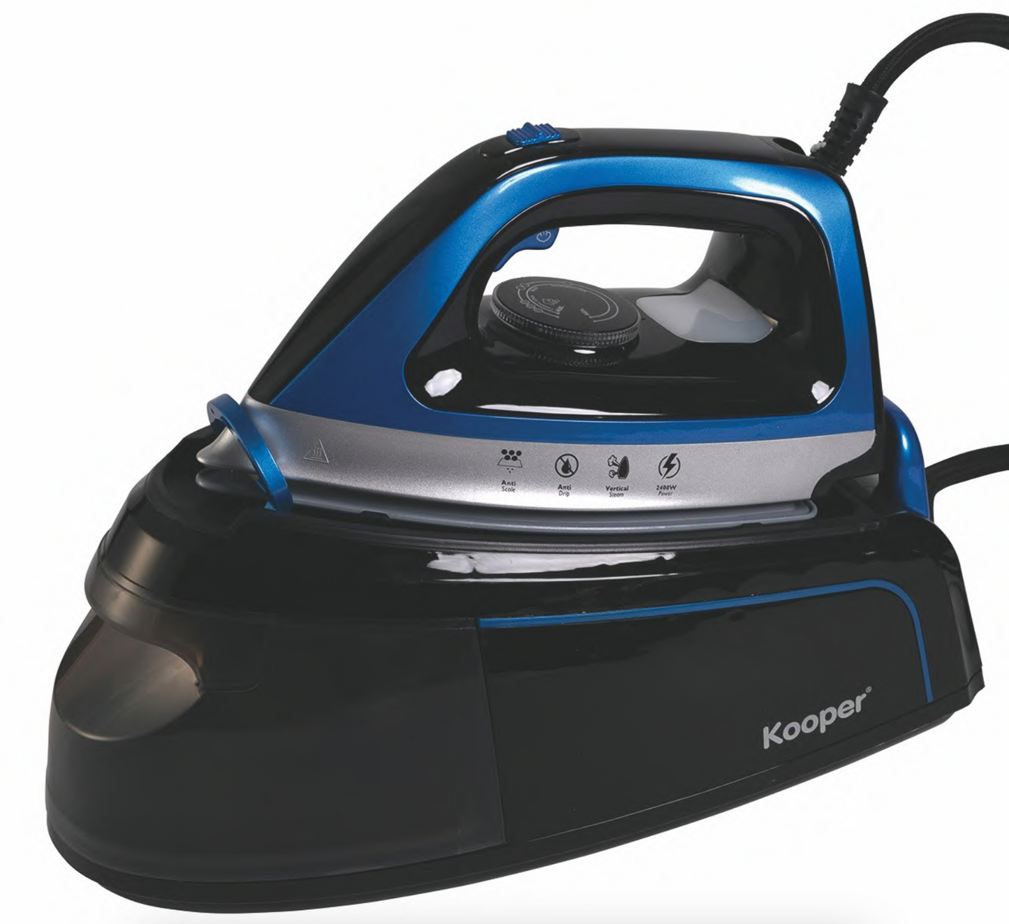 Ferro da Stiro con Caldaia 1,25 Litri 2400W Kooper Skyfall Vapor Blu