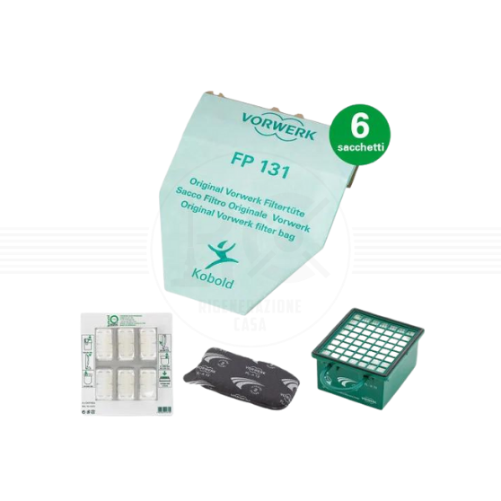 Sacchetti Originali VK130 - VK131 + Dovina + Filtro Odori + Filtro Igenico