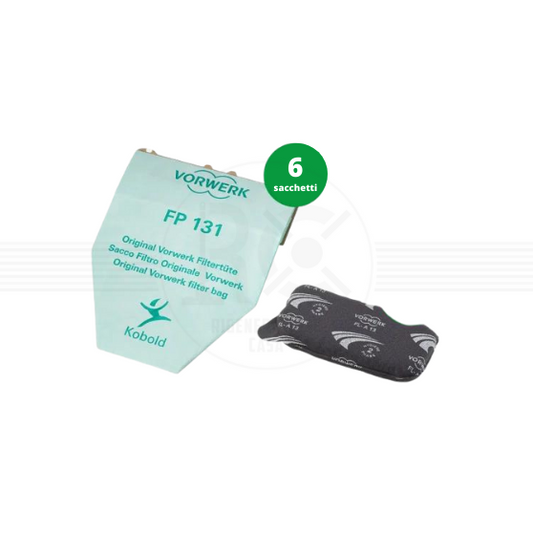 Sacchetti Originali VK130 - VK131 + 2 Filtro Odori