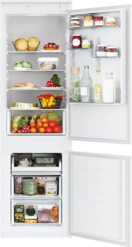 Candy Frigorifero da Incasso Combinato Capacità 264 Litri Raffreddamento Statico colore Bianco - CBL3518EB