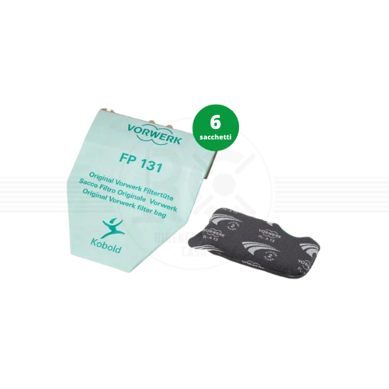 Sacchetti Originali VK130 - VK131 + 2 Filtro Odori